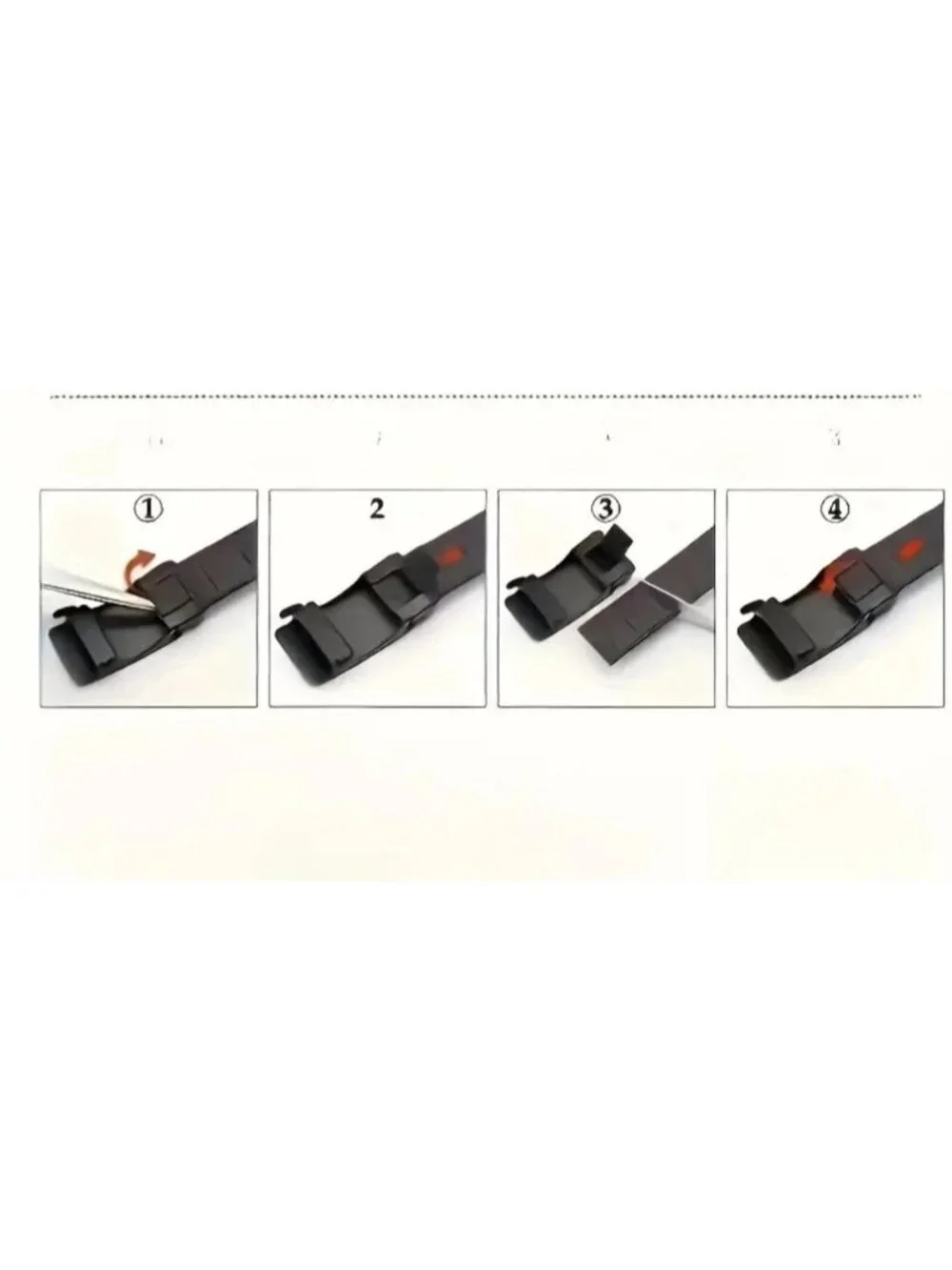 Elegant Fashion Belt Black Alloy Buckle PU Leather Black Length 46.5 in new